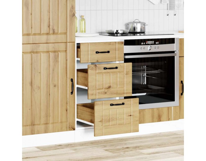Sonata H Кухненски шкаф Lucca, дъб артизан, инженерно дърво
