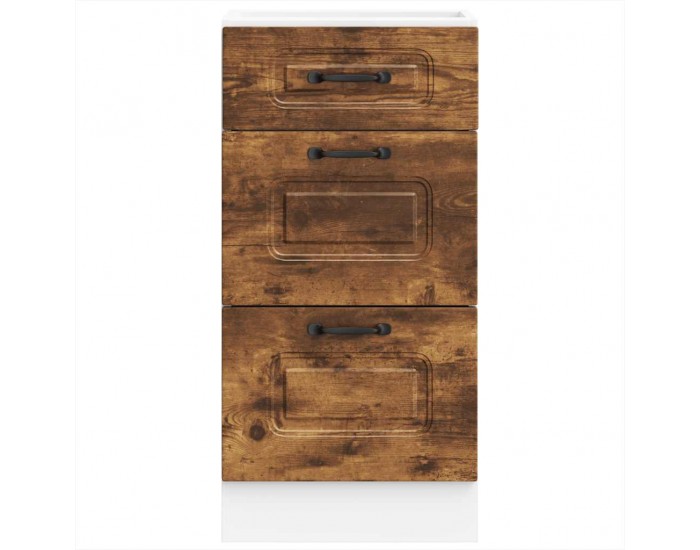 Sonata H Кухненски шкаф, Kalmar, опушен дъб, инженерно дърво