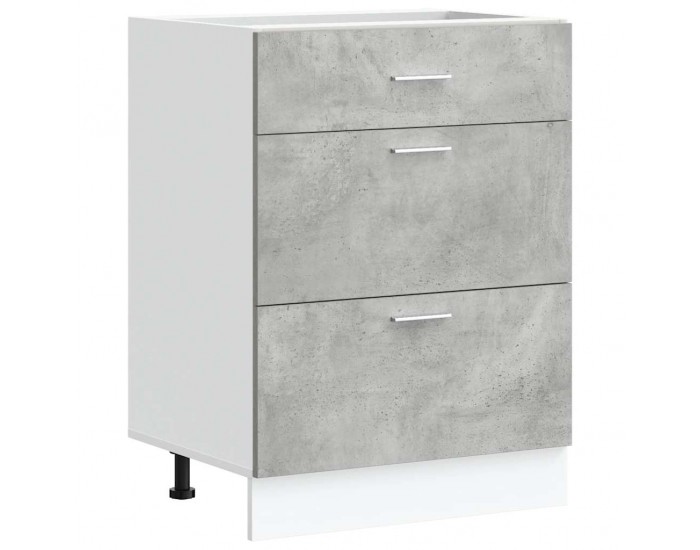 Sonata H Кухненски шкаф Lyon сив бетон, инженерно дърво