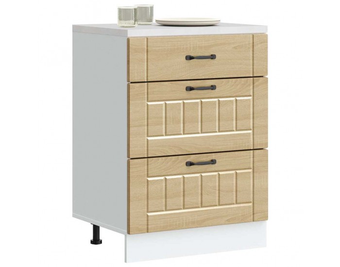 Sonata H Кухненски шкаф Lucca, дъб сонома, инженерно дърво