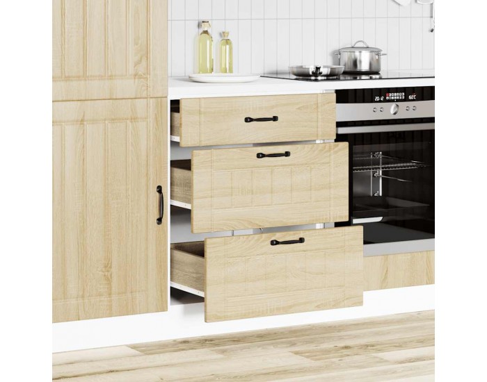 Sonata H Кухненски шкаф Lucca, дъб сонома, инженерно дърво