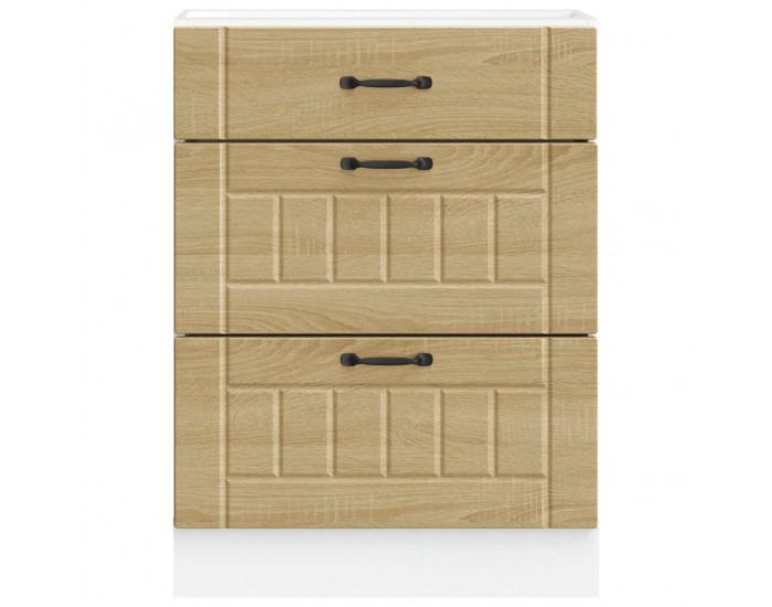 Sonata H Кухненски шкаф Lucca, дъб сонома, инженерно дърво