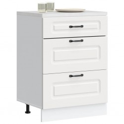 Sonata H Кухненски шкаф, Kalmar, бял, инженерно дърво - Модули Sonata