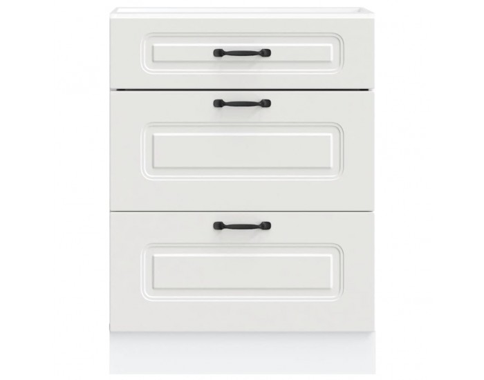 Sonata H Кухненски шкаф, Kalmar, бял, инженерно дърво