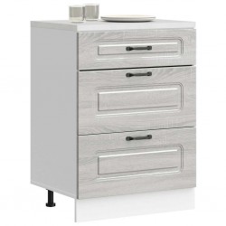 Sonata H Кухненски шкаф, Kalmar, сив сонома, инженерно дърво - Модули Sonata