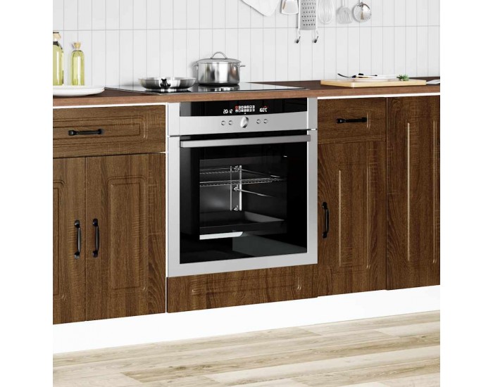 Sonata H Шкаф за фурна, Kalmar, кафяв дъб, инженерно дърво