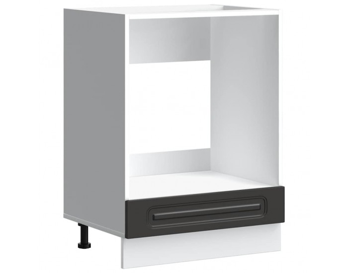 Sonata H Шкаф за фурна, Kalmar, черен, инженерно дърво