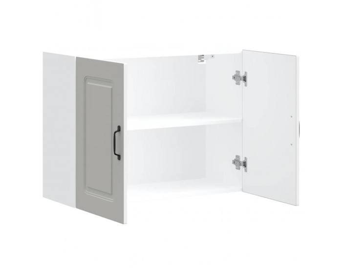 Sonata H Кухненски стенен шкаф, Kalmar, бял, инженерно дърво