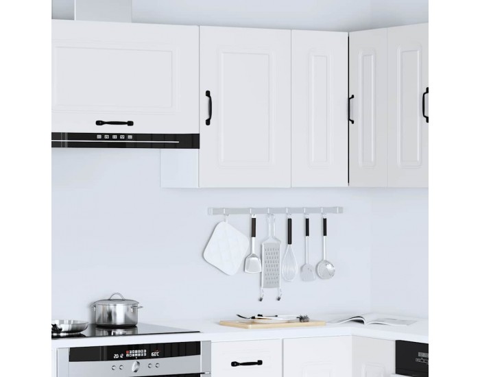 Sonata H Кухненски стенен шкаф, Kalmar, бял, инженерно дърво