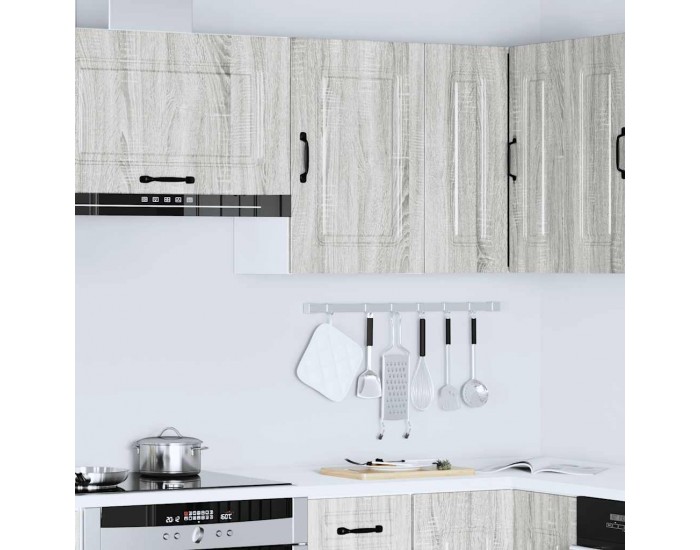 Sonata H Кухненски стенен шкаф, Kalmar, сив сонома, инженерно дърво