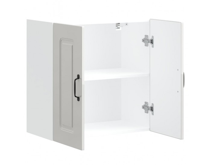 Sonata H Кухненски стенен шкаф, Kalmar, бял гланц, инженерно дърво