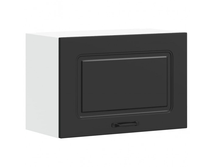 Sonata H Кухненски стенен шкаф, Kalmar, черен, инженерно дърво