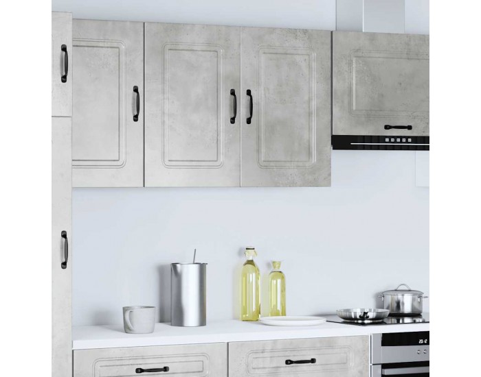 Sonata H Кухненски стенен шкаф, Kalmar, бетонно сив, инженерно дърво