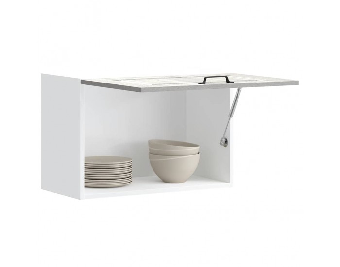 Sonata H Кухненски стенен шкаф, Kalmar, сив сонома, инженерно дърво