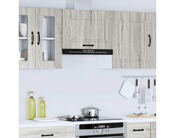 Sonata H Кухненски стенен шкаф, Kalmar, сив сонома, инженерно дърво