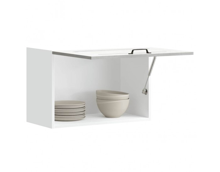 Sonata H Кухненски стенен шкаф, Kalmar, бетонно сив, инженерно дърво