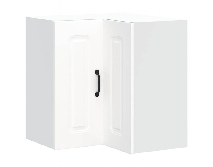 Sonata H Кухненски стенен ъглов шкаф, Kalmar, бял, инженерно дърво