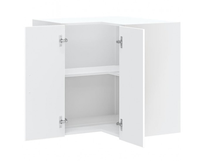 Sonata H Кухненски стенен ъглов шкаф, Kalmar, бял, инженерно дърво