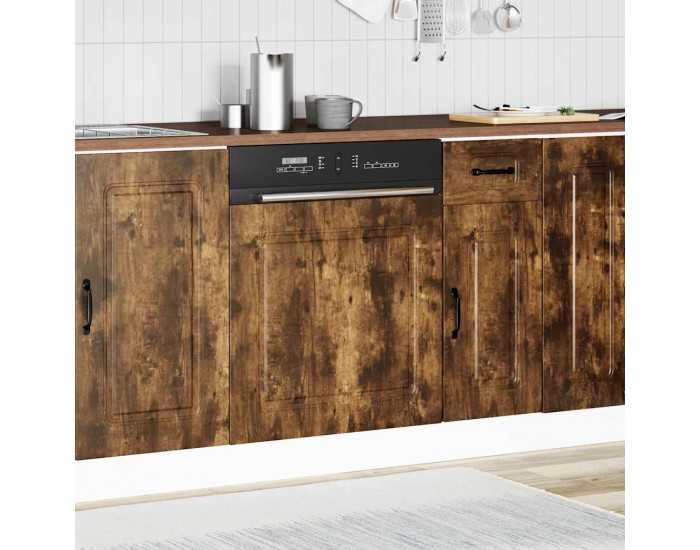 Sonata H Панел за съдомиялна машина, Kalmar, опушен дъб, инженерно дърво