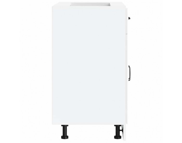 Sonata H Кухненски шкаф Lucca Бяла инженерна дървесина