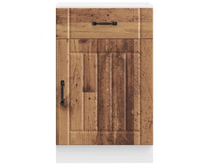 Sonata H Кухненски шкаф Lucca, старо дърво, инженерно дърво