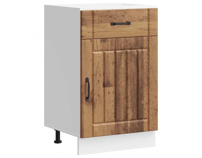 Sonata H Кухненски шкаф Lucca, старо дърво, инженерно дърво