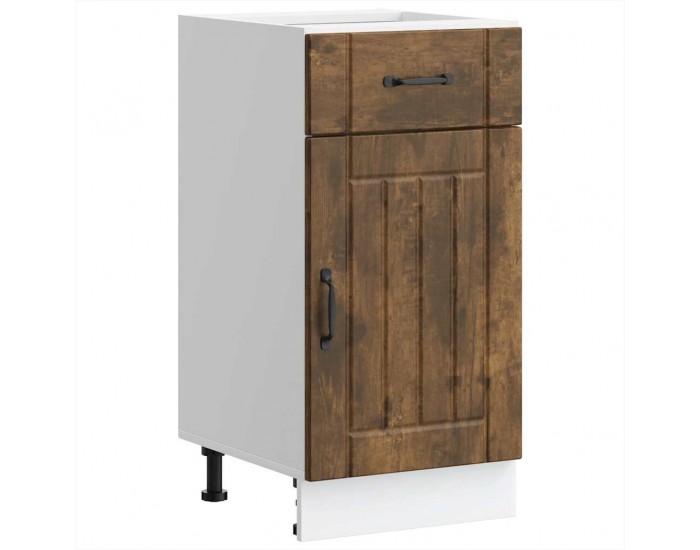 Sonata H Кухненски шкаф Lucca, опушен дъб, инженерно дърво