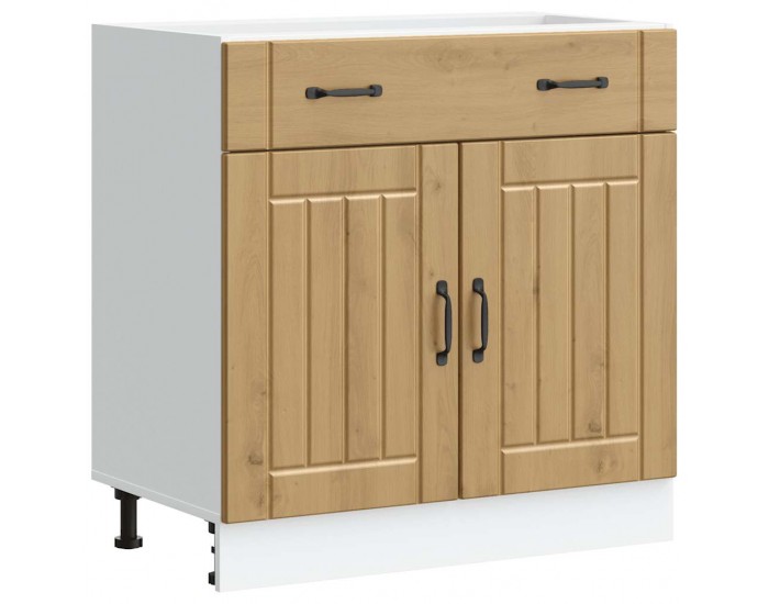 Sonata H Кухненски шкаф Lucca, дъб артизан, инженерно дърво