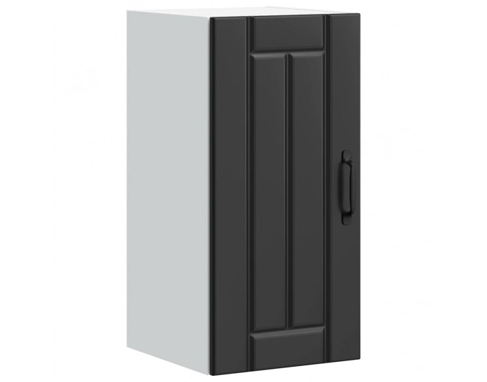 Sonata H Кухненски стенен шкаф Lucca, черен, инженерно дърво