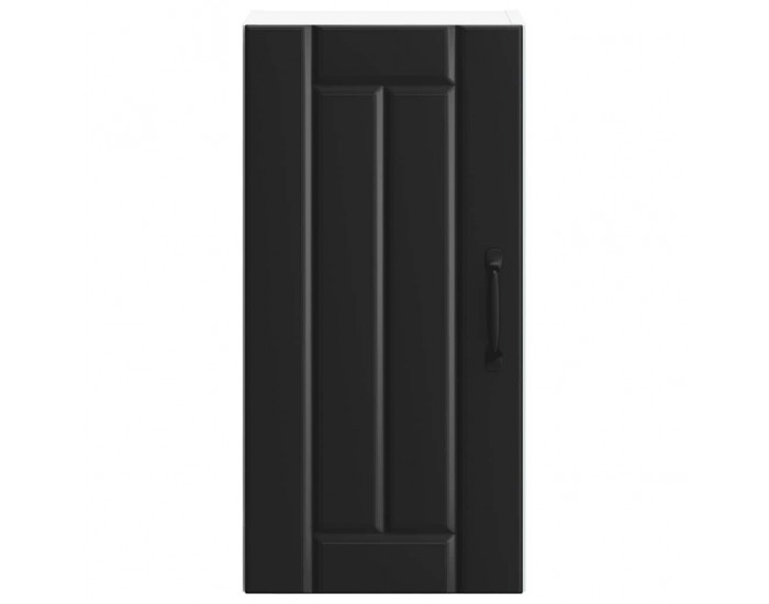 Sonata H Кухненски стенен шкаф Lucca, черен, инженерно дърво