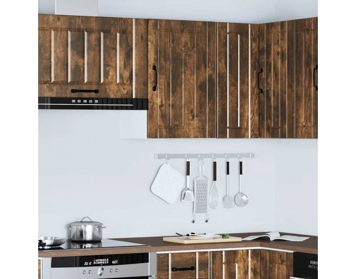 Sonata H Кухненски стенен шкаф Lucca, опушен дъб, инженерно дърво