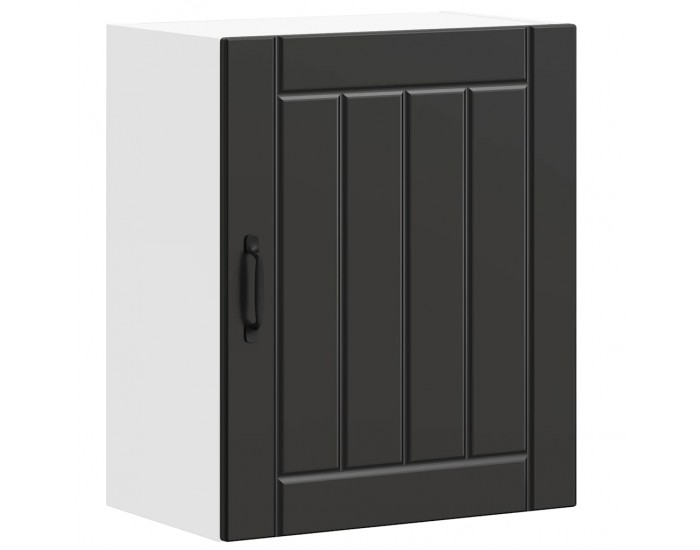 Sonata H Кухненски стенен шкаф Lucca, черен, инженерно дърво