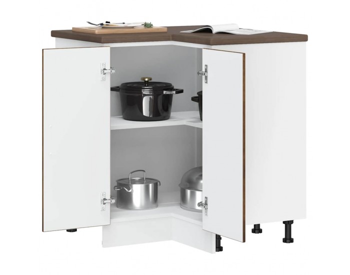 Sonata H Кухненски ъглов шкаф Lucca, опушен дъб, инженерно дърво