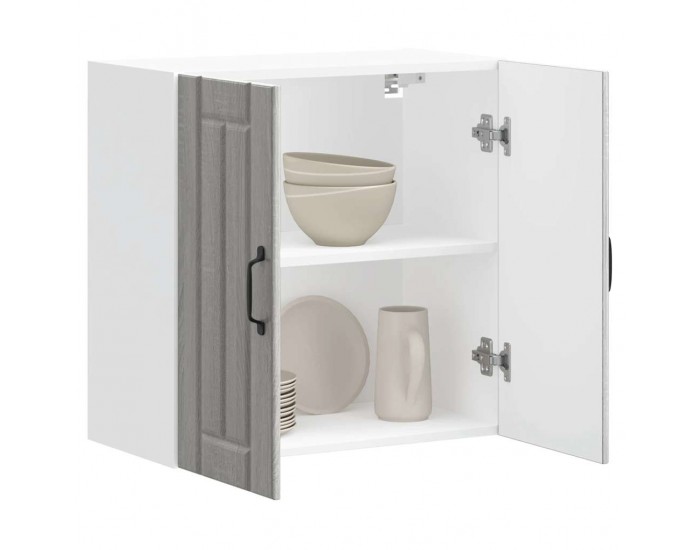 Sonata H Кухненски стенен шкаф Lucca, сив сонома, инженерно дърво