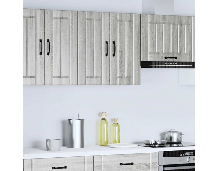 Sonata H Кухненски стенен шкаф Lucca, сив сонома, инженерно дърво