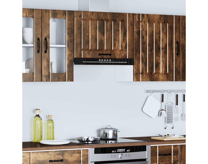 Sonata H Кухненски стенен шкаф Lucca, опушен дъб, инженерно дърво