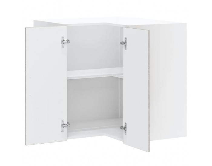 Sonata H Кухненски стенен ъглов шкаф Lucca, сив сонома, инженерно дърво