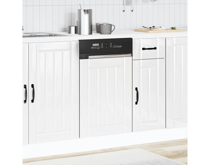 Sonata H Панел за миялна машина, Lucca, бял гланц, инженерно дърво