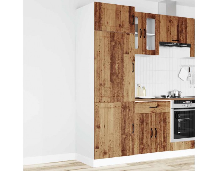 Sonata H Кухненски шкаф Lucca, старо дърво, инженерно дърво