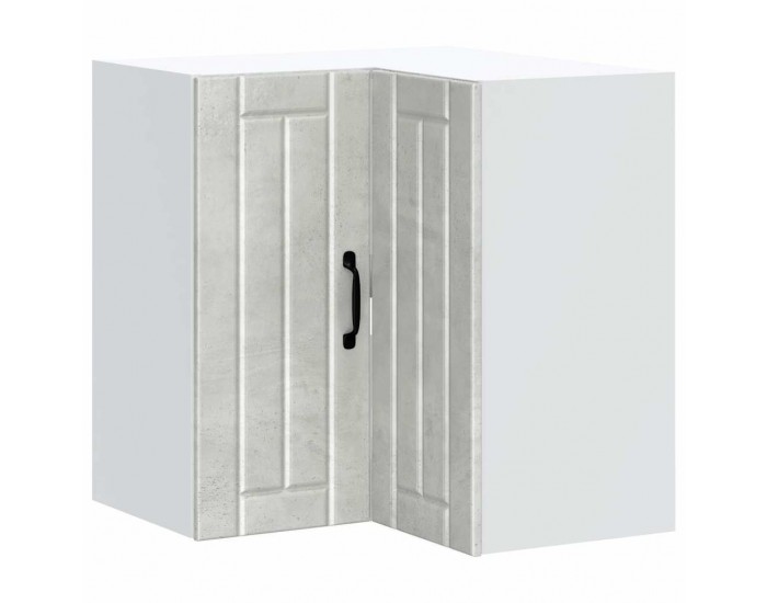 Sonata H Кухненски стенен ъглов шкаф Lucca, бетонно сив, инженерно дърво