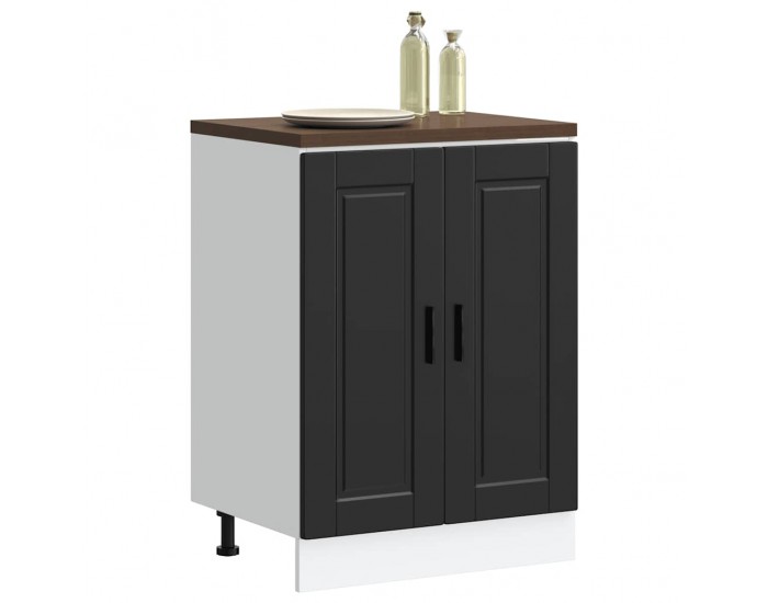 Sonata H Кухненски шкаф Porto, черен, инженерно дърво