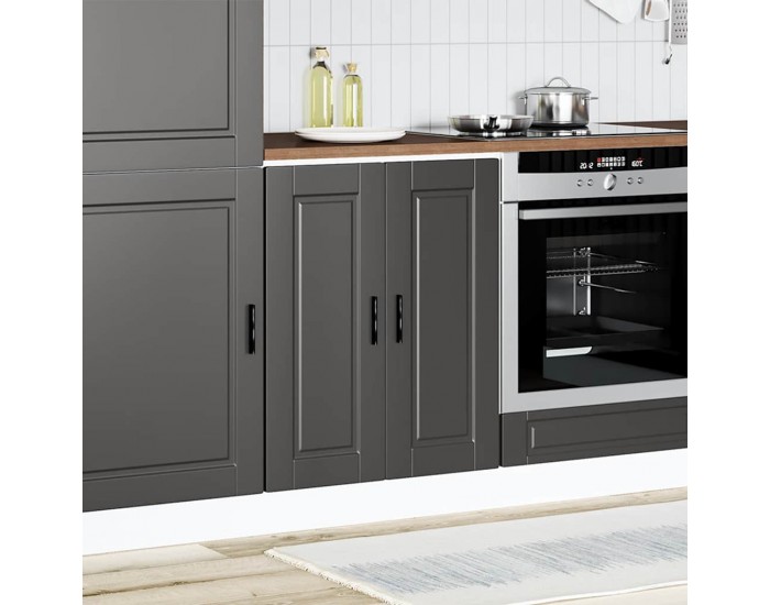 Sonata H Кухненски шкаф Porto, черен, инженерно дърво