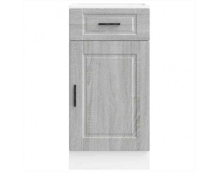 Sonata H Кухненски шкаф Porto, сив сонома, инженерно дърво