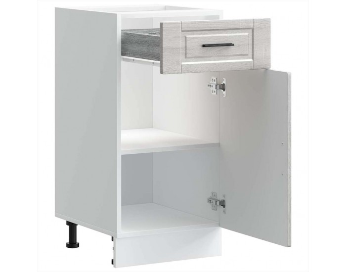 Sonata H Кухненски шкаф Porto, сив сонома, инженерно дърво