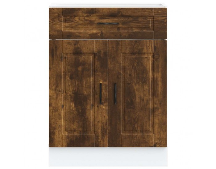 Sonata H Кухненски шкаф Porto, опушен дъб, инженерно дърво