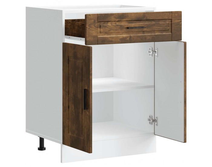 Sonata H Кухненски шкаф Porto, опушен дъб, инженерно дърво