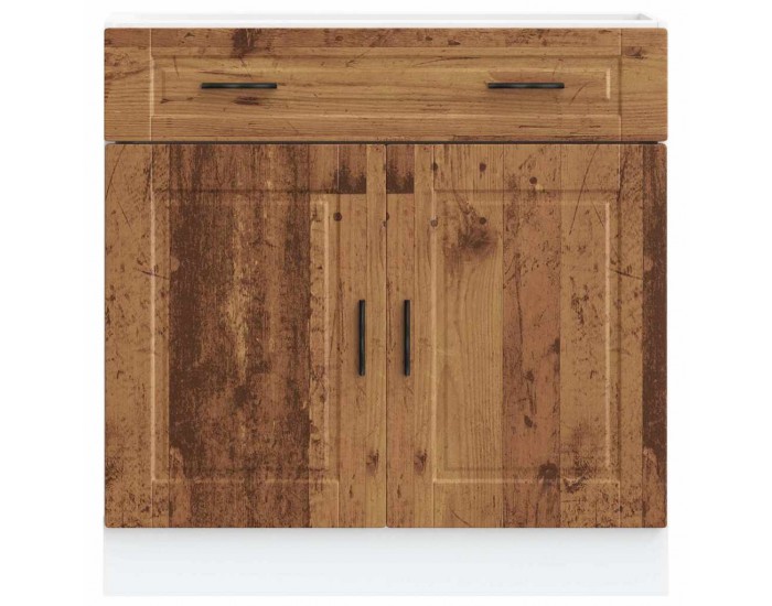 Sonata H Кухненски шкаф Porto, старо дърво, инженерно дърво