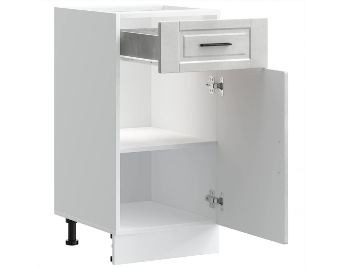 Sonata H Кухненски шкаф Porto, бетонно сив, инженерно дърво