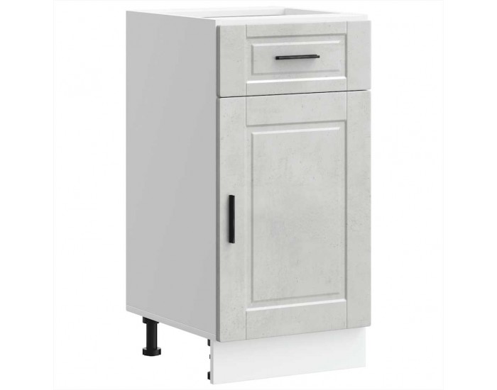 Sonata H Кухненски шкаф Porto, бетонно сив, инженерно дърво