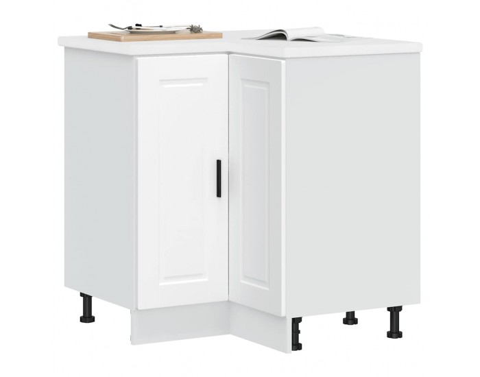 Sonata H Кухненски ъглов шкаф Porto, бял, инженерно дърво